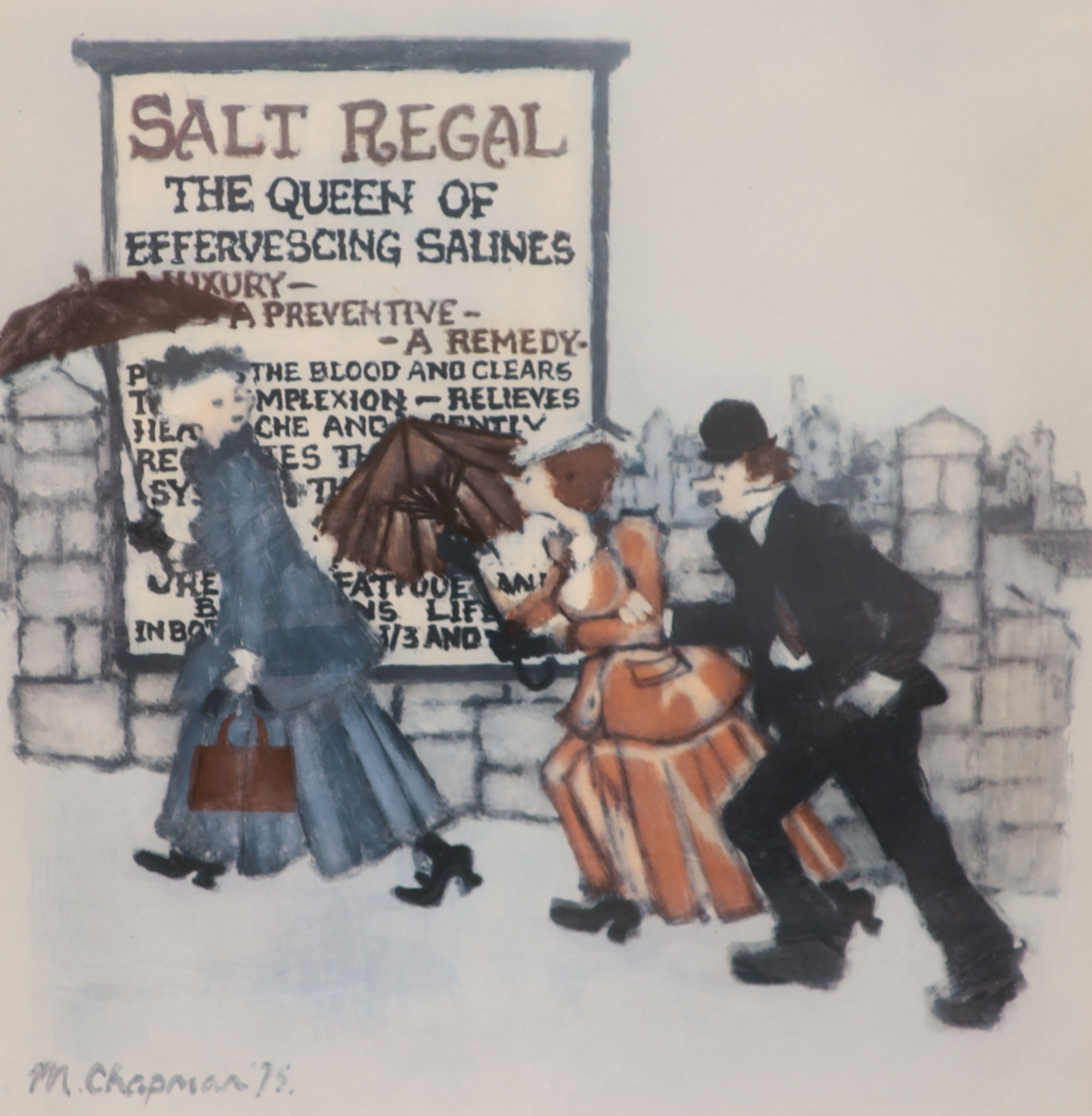 Margaret Chapman, three signed prints, Salt Regal, Salutaris Water and Johannis, all signed in pencil, 27 x 26cm